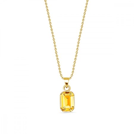 Náhrdelník žlutý se Swarovski Elements Royal NG26028SF Sunflower