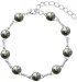 Náramek Rivoli se Swarovski Elements Black Diamond 8 mm