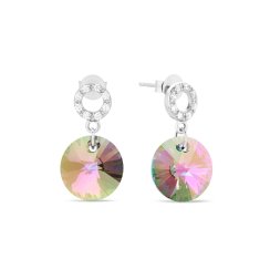 Náušnice so Swarovski Elements peniažtek Paradise Shine