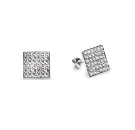 Náušnice číre so Swarovski Elements Kingdom Studs KFM6C Krystal