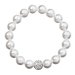 Náramek perlový se Swarovski Elements 33074.1 Bílý