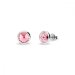 Náušnice růžové se Swarovski Elements Tiny Bonbon Studs KR1122SS29LR Light Rose 6 mm