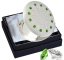 Kosmetické kapesní zrcátko se Swarovski Elements sun zelené EL-01.51