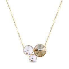 Stříbrný náhrdelník pozlacený se Swarovski Elements Sweetie NG11223CGS
