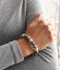 Náramok so Swarovski Elements šedá perla 33061.3 Grey