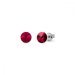 Náušnice červené Rivoli sa Swarovski Elements Sweet Candy Studs K1122SS29SC Scarlet 6 mm