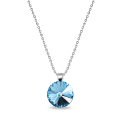 Náhrdelník Rivoli so Swarovski Elements N112212AQ Candy 12 mm