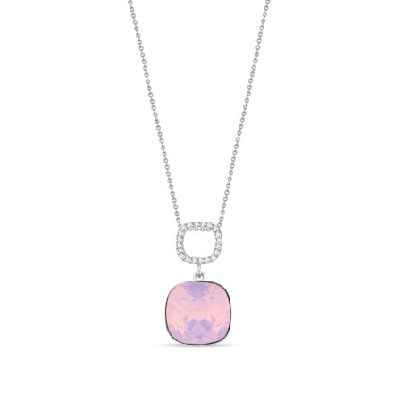 Náhrdelník Orbis Swarovski Elements NC447012RW Rose Water Opal