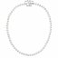 Perlový náhrdelník z pravých riečnych perál biely 22002.1