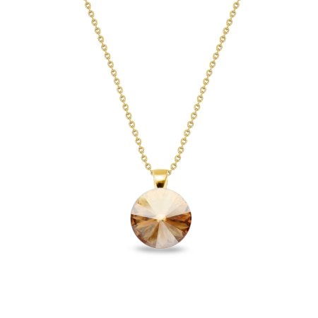 Náhrdelník so Swarovski Elements Candy Gold NG112212GS Gold Shadow