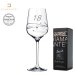 Sklenice na víno se Swarovski Elements 450 ml číslo "18"