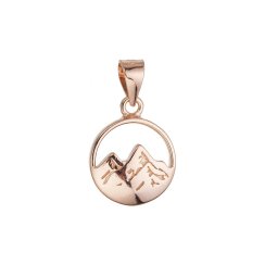 Pozlátený prívesok hory 64086 rose gold