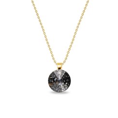 Náhrdelník se Swarovski Elements Candy Gold NG112212BP Black Patina