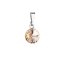 Přívěsek Rivoli se Swarovski Elements Light Peach 8 mm