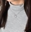 Stříbrný přívěsek s krystalem Swarovski bílý ovál 34228.1 Krystal