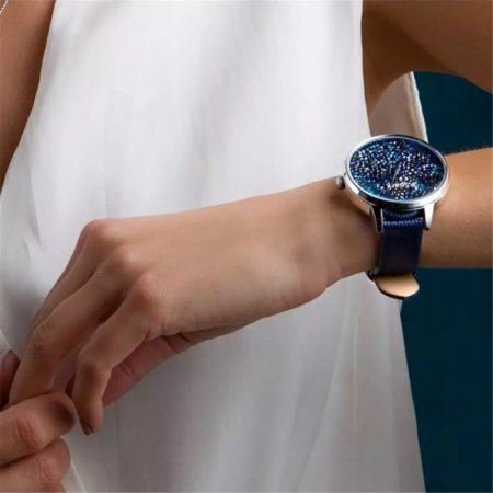 Dámské hodinky se Swarovski Elements Crono modré ZCR42BB