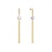 Náušnice číre so Swarovski Elements Ballena KCG1122SS29C Krystal