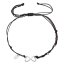 Kabbalah náramek se stříbrným nekonečnem 13048.3 black