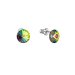 Náušnice Rivoli so Swarovski Elements Vitrail Medium 8 mm