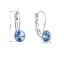 Náušnice Rivoli se Swarovski Elements Light Sapphire 8 mm