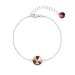 Náramok ružový sa Swarovski Elements Candy B1122SS47BLR Blush Rose