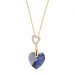 Náhrdelník modrý sa Swarovski Elements Amore NCSG622814DB Denim Blue