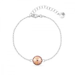 Náramok ružový sa Swarovski Elements Candy B1122SS47VR Vintage Rose