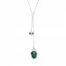 Náhrdelník zelený se Swarovski Elements Vinber NKL6428EM Emerald