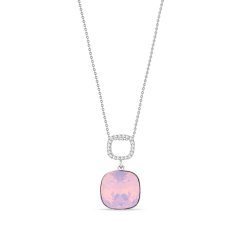 Náhrdelník Orbis Swarovski Elements NC447012RW Rose Water Opal