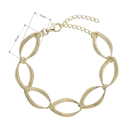 Elegantní pozlacený náramek 73065