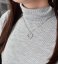 Strieborný prívesok s kryštálmi Swarovski fialové srdce 34093.3 Violet