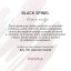 Náhrdelník s pravými black spinel kamene 42012.3 oceľ