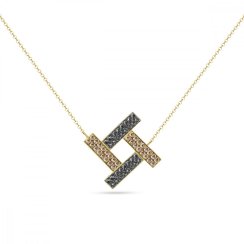Náhrdelník šedý so Swarovski Elements Sol NGFMP4GSSN Silver Night