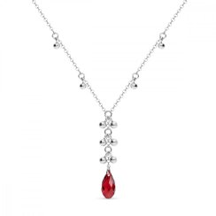 Náhrdelník červený se Swarovski Elements Triumph NROLO6010SC Scarlet