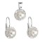 Súprava so Swarovski Elements perla 39091.1 Biela
