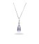 Náhrdelník so Swarovski Elements perla Lavender