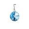 Přívěsek modrý Rivoli se Swarovski Elements Aqua 12 mm