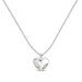 Náhrdelník čirý se Swarovski Elements Heart N28086C Krystal