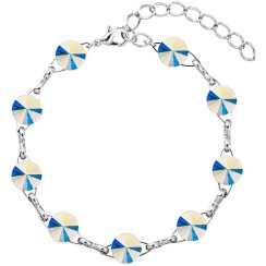 Náramok Rivoli so Swarovski Elements Krystal AB 8 mm