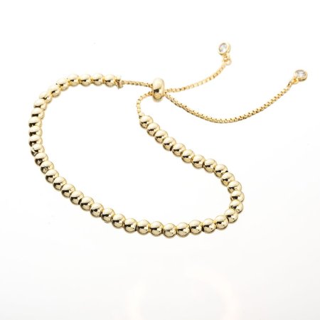 Zlatý bižuterní náramek 53005