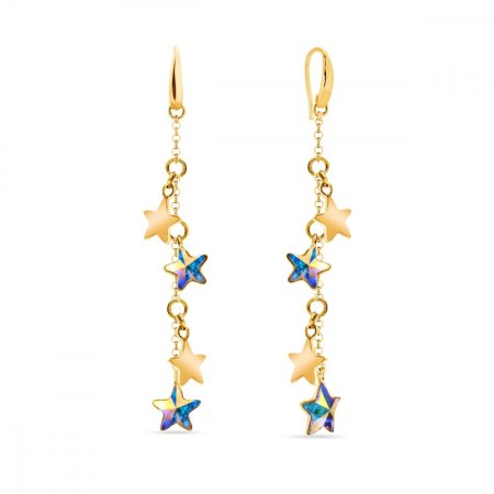Náušnice menivé sa Swarovski Elements Mirth KWGROLO28164AB