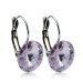 Náušnice světle fialové Rivoli se Swarovski Elements Light Amethyst 14 mm
