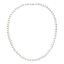 Perlový náhrdelník z riečnych perál so zapínaním z bieleho 14 karátového zlata 822001.1/9271B biely