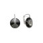 Náušnice stříbrno šedé Rivoli se Swarovski Elements Sweet Candy  K112212SN Silver Night 12 mm