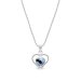 Náhrdelník modrý se Swarovski Elements Sweetheart Sweetheart NM28086DB Denim Blue