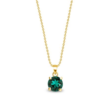Náhrdelník zelený so Swarovski Elements Ronda NPG1088SS39EM Emerald