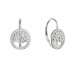 Strieborné náušnice strom života 11602.1