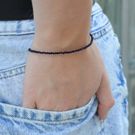 Náramek s blue sandstone kameny 43055.3 ocel