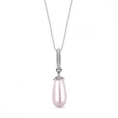 Náhrdelník so Swarovski Elements perla Rose