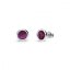 Náušnice fialové sa Swarovski Elements Tiny Bonbon Studs KR1122SS29AM Amethyst 6 mm
